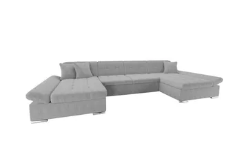 Kintore 4-sits Hörnbäddsoffa Grey - Möbler - Soffa - Bäddsoffa - Bäddsoffa längsbäddad