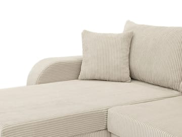 Kintore 4-sits Hörnbäddsoffa Grey/wood||Grey/Black - Möbler - Soffa - Bäddsoffa - Bäddsoffa divan