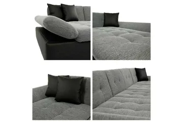Kintore 4-sits Hörnbäddsoffa NO_BRAND Dark blue - Möbler - Soffa - Bäddsoffa - Hörnbäddsoffa