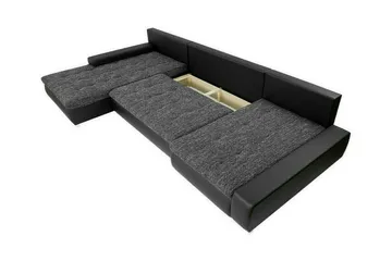 Kintore 4-sits Hörnbäddsoffa NO_BRAND Dark blue - Möbler - Soffa - Bäddsoffa - Bäddsoffa längsbäddad