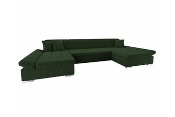 Kintore 4-sits Hörnbäddsoffa NO_BRAND Dark green - Möbler - Soffa - Bäddsoffa - Hörnbäddsoffa