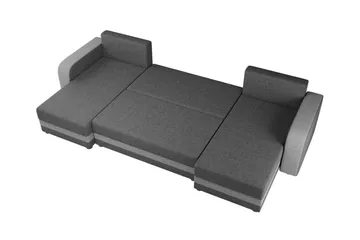 Kintore 4-sits Hörnbäddsoffa NO_BRAND Dark grey - Möbler - Soffa - Bäddsoffa - Bäddsoffa divan