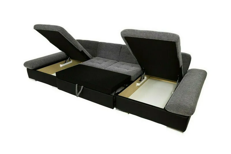 Kintore 4-sits Hörnbäddsoffa NO_BRAND Dark yellow - Möbler - Soffa - Bäddsoffa - Bäddsoffa divan
