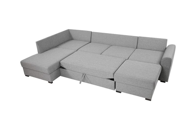 Kintore 4-sits Hörnbäddsoffa NO_BRAND White - Möbler - Soffa - Bäddsoffa - Hörnbäddsoffa