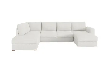Kintore 4-sits Hörnbäddsoffa NO_BRAND White - Möbler - Soffa - Bäddsoffa - Hörnbäddsoffa
