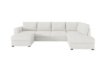Kintore 4-sits Hörnbäddsoffa NO_BRAND White - Möbler - Soffa - Bäddsoffa - Bäddsoffa divan