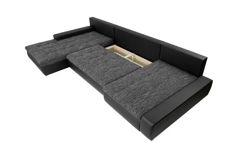 Kintore 4-sits Hörnbäddsoffa NO_BRAND Wine red - Möbler - Soffa - Bäddsoffa - Hörnbäddsoffa
