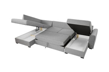 Kintore 4-sits Hörnbäddsoffa White - Möbler - Soffa - Bäddsoffa - Hörnbäddsoffa