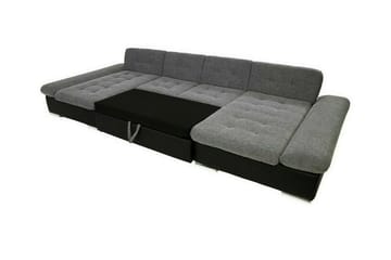 Kintore 4-sits U-formad Hörnbäddsoffa med Förvaring i Tyg - Gul - Möbler - Soffa - Bäddsoffa - Bäddsoffa divan