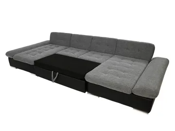 Kintore 5-sits Hörnbäddsoffa NO_BRAND Dark grey - Möbler - Soffa - Bäddsoffa - Bäddsoffa divan