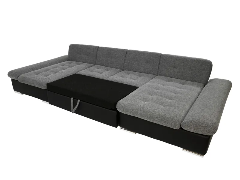 Kintore 5-sits Hörnbäddsoffa NO_BRAND Dark grey - Möbler - Soffa - Bäddsoffa - Bäddsoffa divan