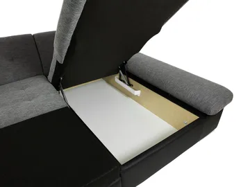 Kintore 5-sits Hörnbäddsoffa NO_BRAND Dark grey - Möbler - Soffa - Bäddsoffa - Bäddsoffa divan