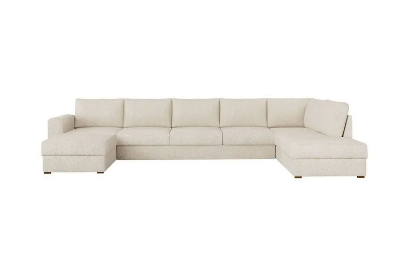 Kintore 6-sits Hörnbäddsoffa NO_BRAND White