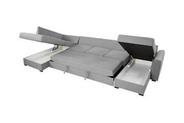 Kintore 6-sits Hörnbäddsoffa White - Möbler - Soffa - Bäddsoffa - Hörnbäddsoffa