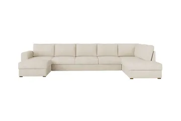 Kintore 6-sits Hörnbäddsoffa White - Möbler - Soffa - Bäddsoffa - Hörnbäddsoffa