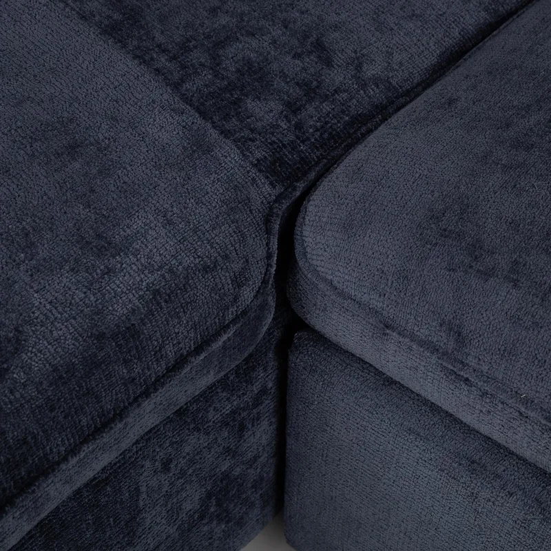 Hörnbäddsoffa Klevor - Blå - Möbler - Soffa - Bäddsoffa - Hörnbäddsoffa
