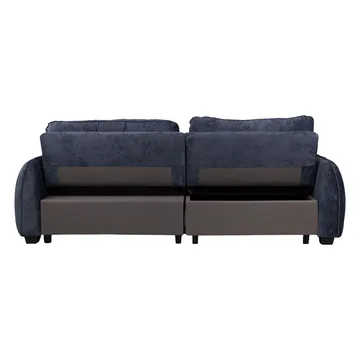Hörnbäddsoffa Klevor - Blå - Möbler - Soffa - Bäddsoffa - Hörnbäddsoffa