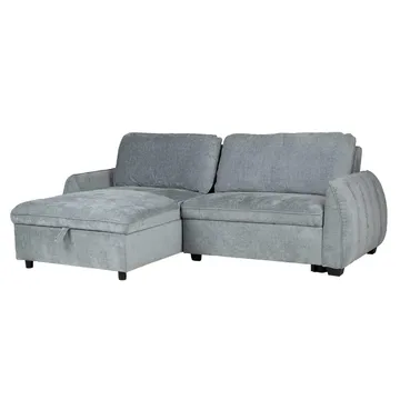 Hörnbäddsoffa Klevor - blågrön - Möbler - Soffa - Bäddsoffa - Hörnbäddsoffa
