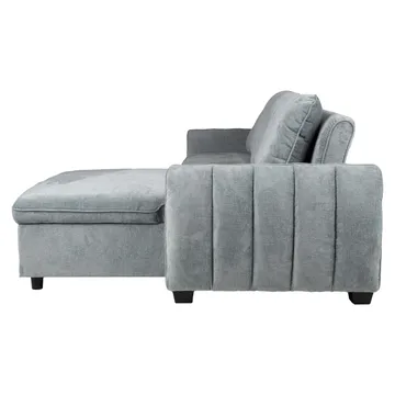 Hörnbäddsoffa Klevor - blågrön - Möbler - Soffa - Bäddsoffa - Hörnbäddsoffa