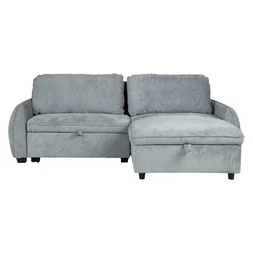 Hörnbäddsoffa Klevor - blågrön - Möbler - Soffa - Bäddsoffa - Hörnbäddsoffa