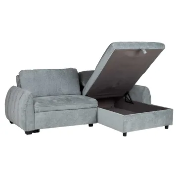 Hörnbäddsoffa Klevor - blågrön - Möbler - Soffa - Bäddsoffa - Hörnbäddsoffa