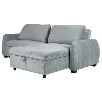 Hörnbäddsoffa Klevor - blågrön - Möbler - Soffa - Bäddsoffa - Hörnbäddsoffa