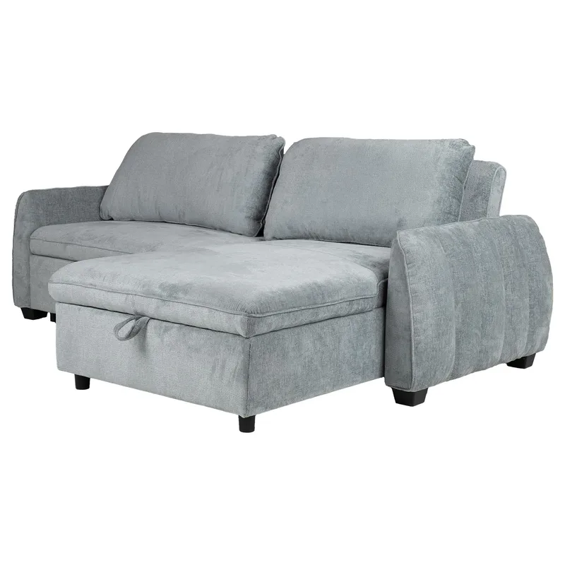 Hörnbäddsoffa Klevor - blågrön - Möbler - Soffa - Bäddsoffa - Hörnbäddsoffa