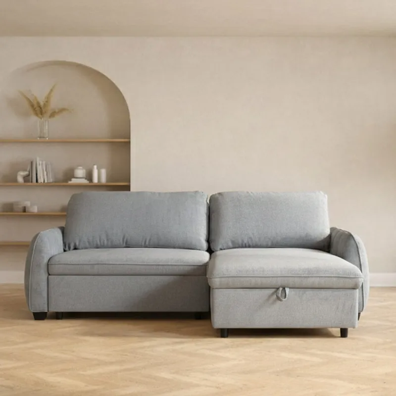Hörnbäddsoffa Klevor - blågrön - Möbler - Soffa - Bäddsoffa - Hörnbäddsoffa