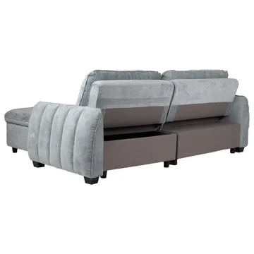 Hörnbäddsoffa Klevor - blågrön - Möbler - Soffa - Bäddsoffa - Hörnbäddsoffa