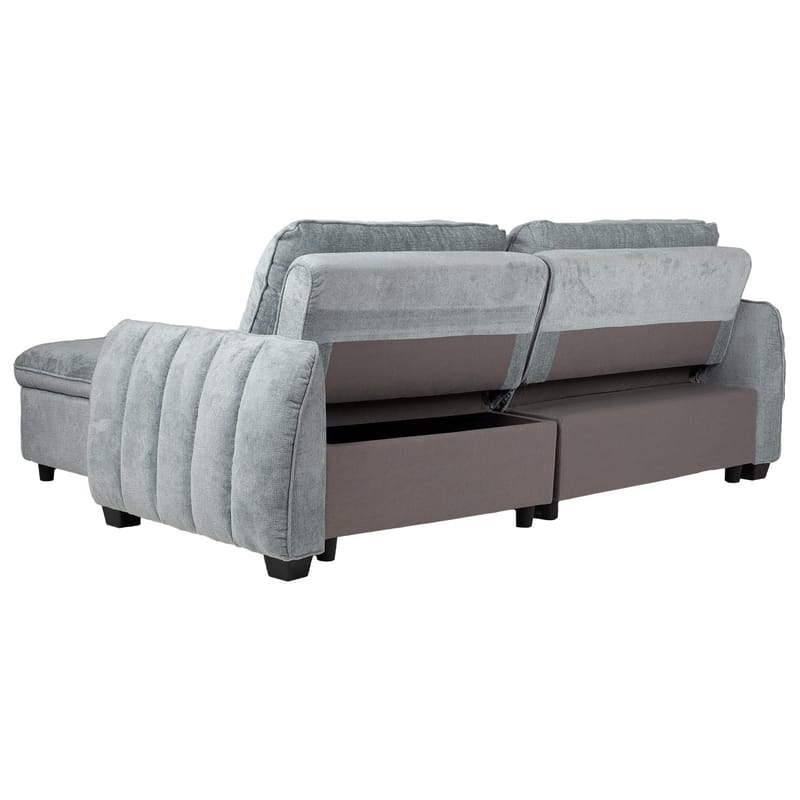 Hörnbäddsoffa Klevor - blågrön - Möbler - Soffa - Bäddsoffa - Hörnbäddsoffa