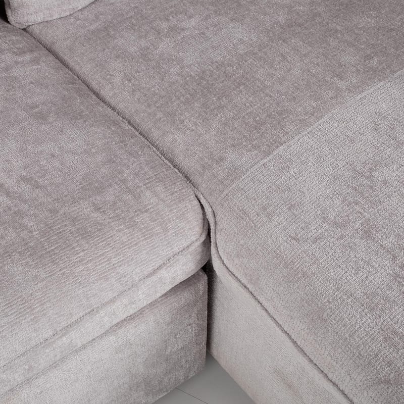 Hörnbäddsoffa Klevor - Ljusgrå - Möbler - Soffa - Bäddsoffa - Hörnbäddsoffa