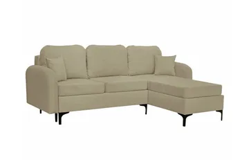 Knocklong 3-sits Hörnbäddsoffa beige - Möbler - Soffa - Bäddsoffa - Bäddsoffa divan