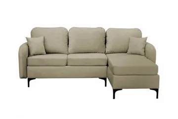 Knocklong 3-sits Hörnbäddsoffa beige - Möbler - Soffa - Bäddsoffa - Bäddsoffa divan