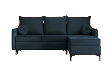 Knocklong 3-sits Hörnbäddsoffa - Blå - Möbler - Soffa - Bäddsoffa - Hörnbäddsoffa