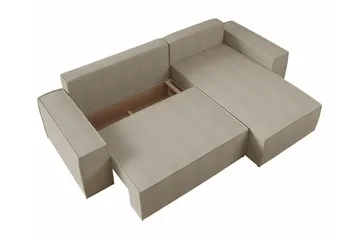 Knocklong 3-sits Hörnbäddsoffa - Blå - Möbler - Soffa - Bäddsoffa - Hörnbäddsoffa