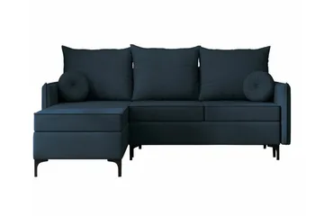 Knocklong 3-sits Hörnbäddsoffa - Blå - Möbler - Soffa - Bäddsoffa - Hörnbäddsoffa