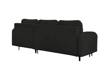 Knocklong 3-sits Hörnbäddsoffa Black - Möbler - Soffa - Bäddsoffa - Hörnbäddsoffa
