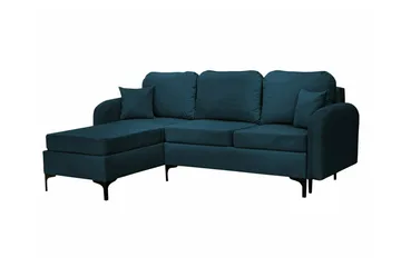 Knocklong 3-sits Hörnbäddsoffa Dark blue - Möbler - Soffa - Bäddsoffa - Hörnbäddsoffa