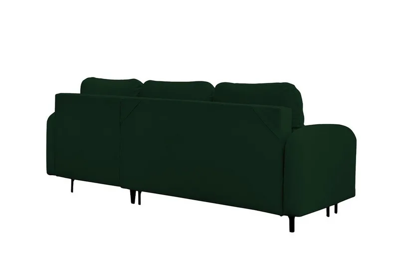 Knocklong 3-sits Hörnbäddsoffa Dark green - Möbler - Soffa - Bäddsoffa - Hörnbäddsoffa
