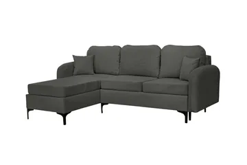 Knocklong 3-sits Hörnbäddsoffa Dark grey - Möbler - Soffa - Bäddsoffa - Hörnbäddsoffa