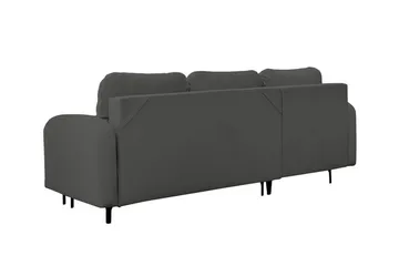 Knocklong 3-sits Hörnbäddsoffa Dark grey - Möbler - Soffa - Bäddsoffa - Hörnbäddsoffa