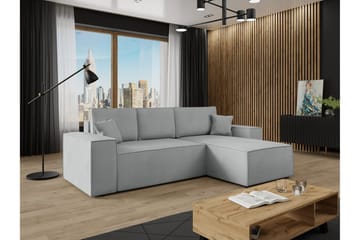Knocklong 3-sits Hörnbäddsoffa - Grå - Möbler - Soffa - Bäddsoffa - Hörnbäddsoffa