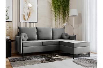 Knocklong 3-sits Hörnbäddsoffa - Grå - Möbler - Soffa - Bäddsoffa - Hörnbäddsoffa