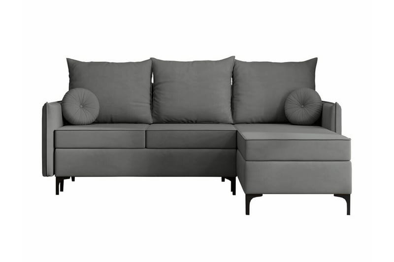 Knocklong 3-sits Hörnbäddsoffa, Grå