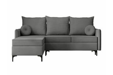 Knocklong 3-sits Hörnbäddsoffa - Grå - Möbler - Soffa - Bäddsoffa - Hörnbäddsoffa