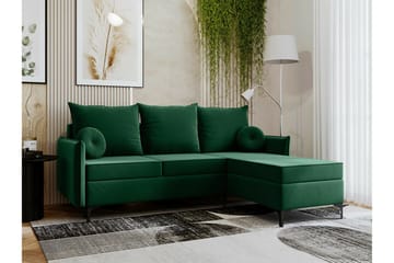 Knocklong 3-sits Hörnbäddsoffa - Grön - Möbler - Soffa - Bäddsoffa - Bäddsoffa divan