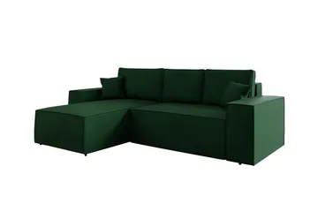 Knocklong 3-sits Hörnbäddsoffa - Grön - Möbler - Soffa - Bäddsoffa - Hörnbäddsoffa