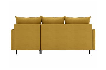 Knocklong 3-sits Hörnbäddsoffa - Gul - Möbler - Soffa - Bäddsoffa - Bäddsoffa divan