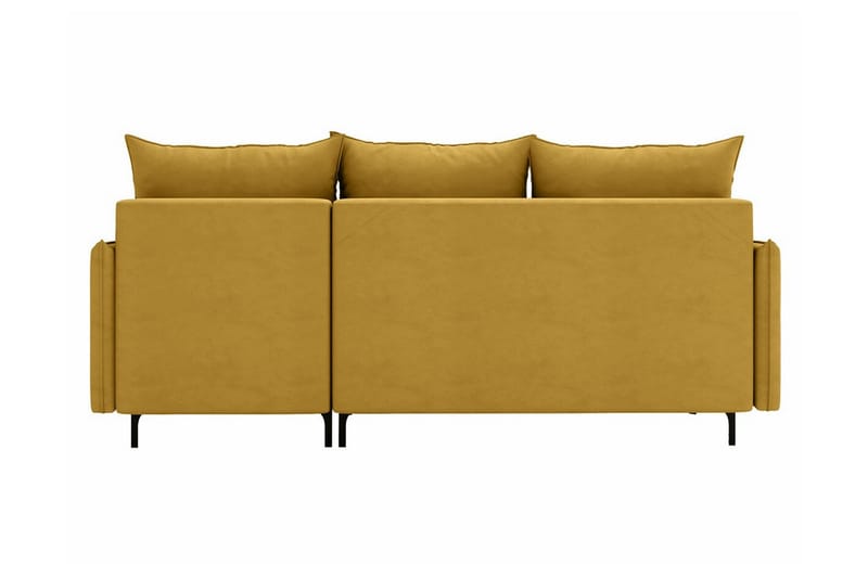 Knocklong 3-sits Hörnbäddsoffa - Gul - Möbler - Soffa - Bäddsoffa - Bäddsoffa divan