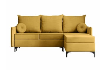 Knocklong 3-sits Hörnbäddsoffa - Gul - Möbler - Soffa - Bäddsoffa - Bäddsoffa divan